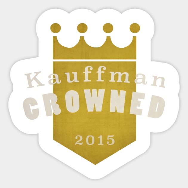 Kauffman Crowned Sticker by amberdawn1023